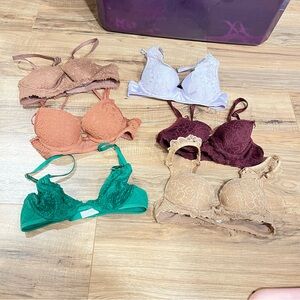 Aerie push up balconette bras bundle